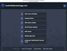 Tablet Screenshot of kodim0820probolinggo.com